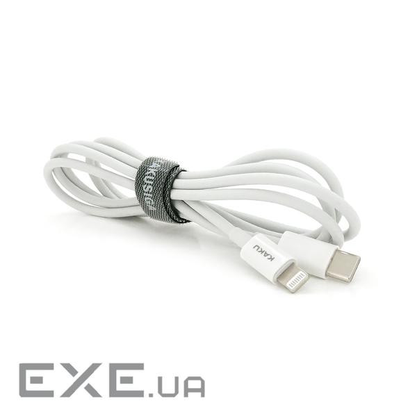 Кабель iKAKU KSC-507 FEICHONG Fast charging data cable (TYPE-C to Lightning), White, до (KSC-507-Wh)