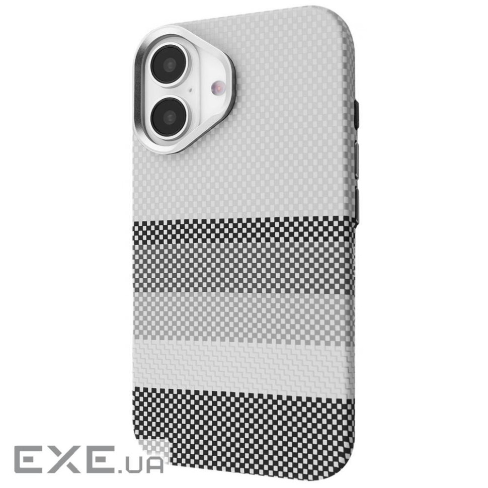 Чехол Gleam Case with Magnetic Ring iPhone 17 white borders (65180 white borders)
