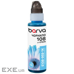 Чорнило Barva Epson 108 100 мл, Light Cyan, флакон OneKey (1K) (E108-952-1K)