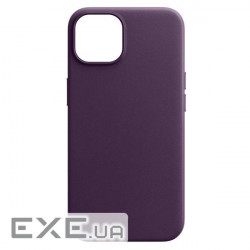 Чохол-накладка Armorstandart Fake Leather для Apple iPhone 14 Dark Cherry (ARM64392)