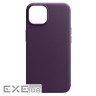 Чохол-накладка Armorstandart Fake Leather для Apple iPhone 14 Dark Cherry (ARM64392)