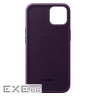 Чохол-накладка Armorstandart Fake Leather для Apple iPhone 14 Dark Cherry (ARM64392)