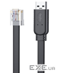 Кабель VEGGIEG V-U403, USB / RJ45, FTDI-TF 232 Chipset, консольний, Black, довжина 1.5м, Box