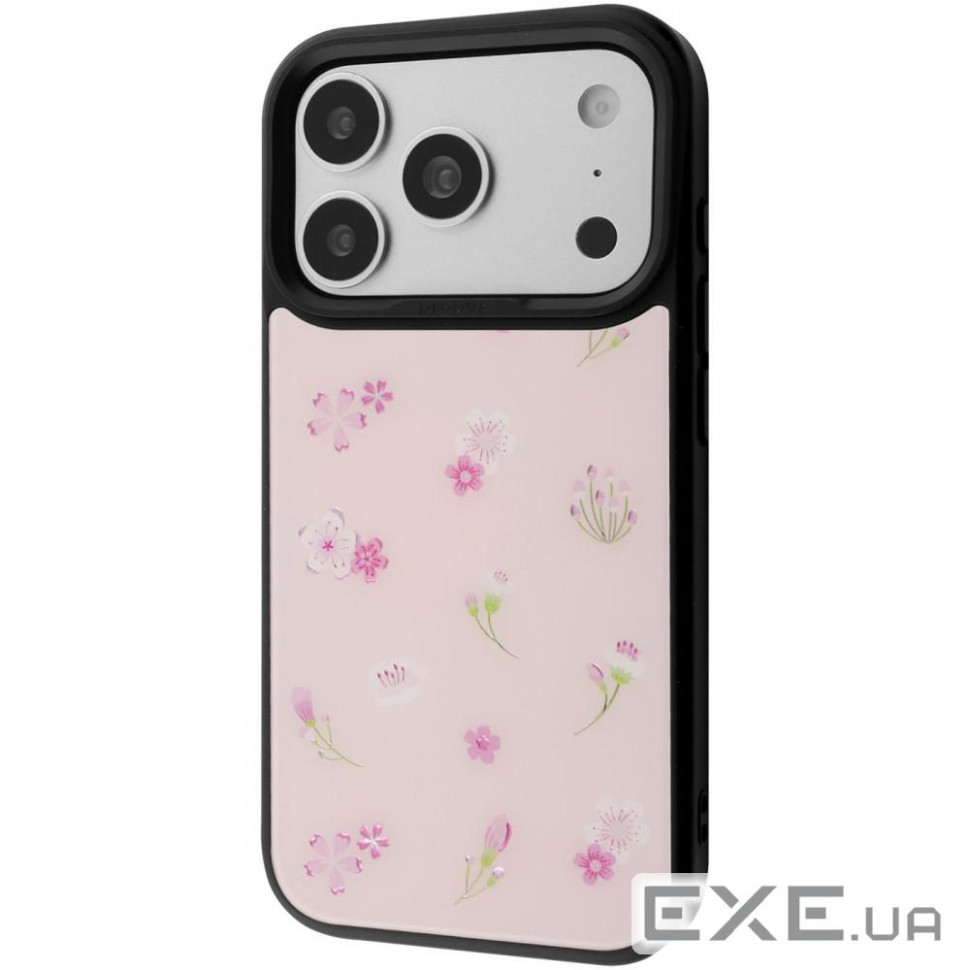 Чехол Proove Muse Fleur Case with Magnetic Ring iPhone 17 Pro/18 Pro pink (PCMFIP17P0B7 pink flower)