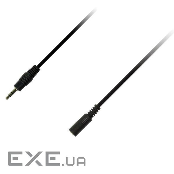 Кабель мультимедійний 3.5mm M to 3.5mm F 1.5m Piko (1283126473937)