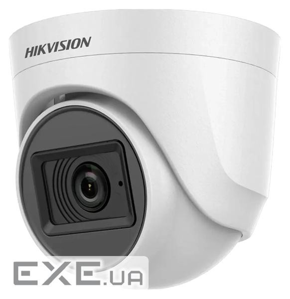 5Мп Turbo HD відеокамера Hikvision із вбудованим мікрофоном DS-2CE76H0T (DS-2CE76H0T-ITPFS(2,8мм)) ))