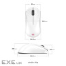 Миша ігрова бездротова, симетрична, біла ZOWIE U2‑DW WHITE (9H.N4PBE.A3E)