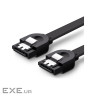 Кабель для передачі даних SATA 3 Data Cable 0.5m US217 Black Ugreen (30796)