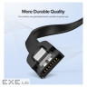 Кабель для передачі даних SATA 3 Data Cable 0.5m US217 Black Ugreen (30796)