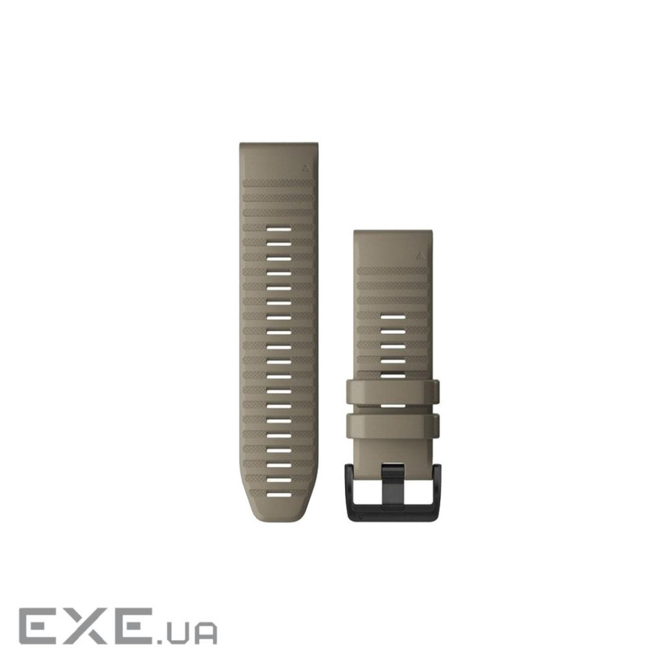 Ремінець до смарт-годинника Garmin fenix 6X 26mm QuickFit Dark Sandstone Silicone (010-12864-02)