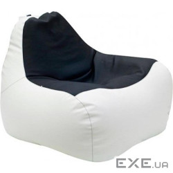 Кресло-мешок Примтекс плюс кресло-груша Simba H-2200/D-5 S White-Black (Simba H-2200/D-5 S White-Bla