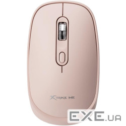 Мишка XTRIKE ME GW-119, бездротова Bluetooth+2.4G, 1600dpi., 4кн., Silent, Рожева (GW-119PK)