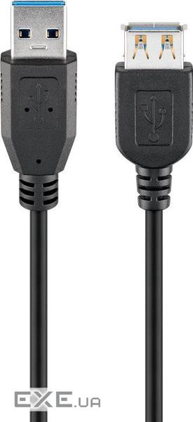 Кабель Goobay подовжувач USB3.0 A M/F 1.8m,AWG28 3xShielding D=4.5mm Cu (75.09.3998-1)