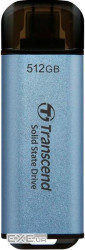 Портативний SSD Transcend 512GB USB 3.1 Gen 2 Type-C ESD300 (TS512GESD300C)