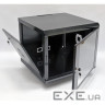 Шафа 9U, 600х600х477 мм (Ш * Г * В), акрилові скло, чорна (UA-MGSWA96B)