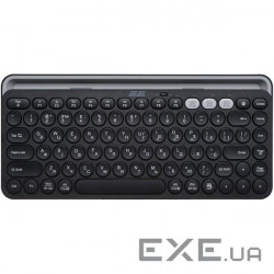 Клавіатура мембранна 2E KS250 84key, WL/BT, EN/UK, чорно-сірий (2E-KS250WBK UA) (2E-KS250WBK UA)