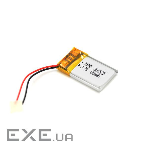 Літій-полімерний акумулятор 3*15*25mm (Li-ion 3.7В 80мА&middot,ч) (301525) ) (301525)