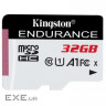 Карта пам'яті KINGSTON microSDHC High Endurance 32GB UHS-I Class 10 (SDCE/32GB)