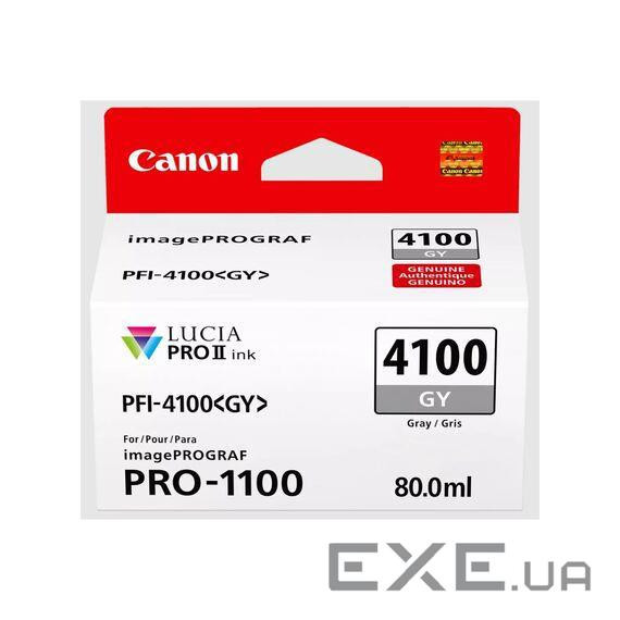 Картридж Canon PFI-4100 imagePROGRAF PRO-1100 Gray (6783C001)