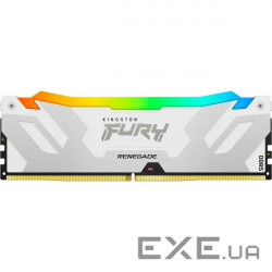 Модуль пам'яті KINGSTON FURY Renegade RGB White/Silver DDR5 6400MHz 32GB (KF564C32RWA-32)