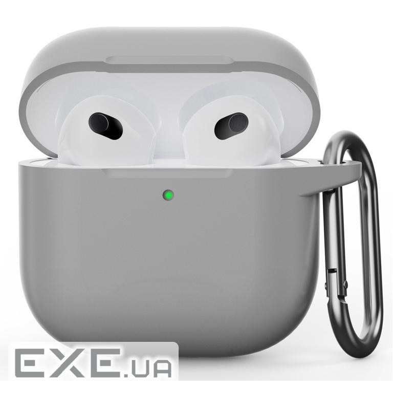 Чохол для навушників Armorstandart Hang Case для Apple AirPods 4 Light Grey (ARM81284)