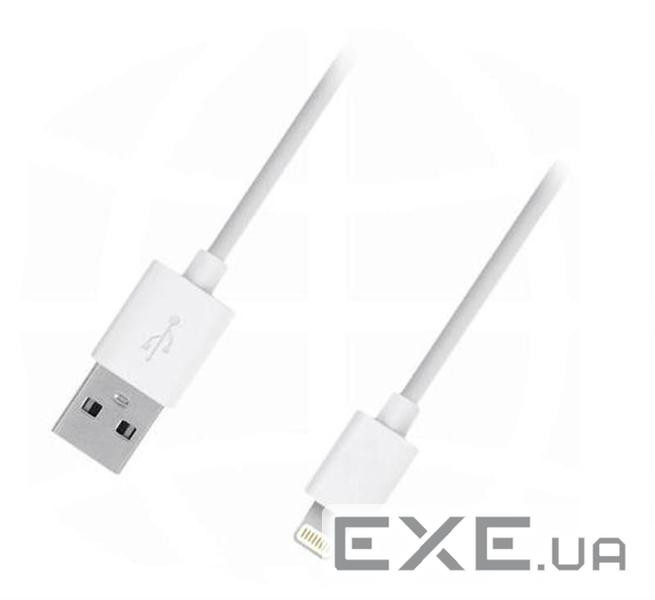 Кабель Dengos USB-Apple iPhone 5, Ipad mini White (CBL-001)