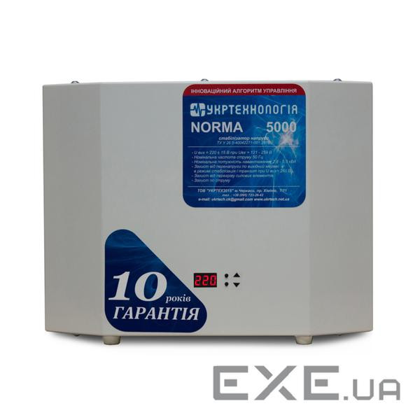 Стабілізатор напруги теристорні NORMA HV 5 (5000Вт) 220В, стабілізація 150-300, 9 ступ (NORMA5000HV) (NORMA5000HV)