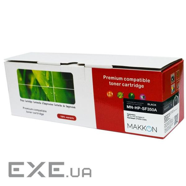 Картридж Makkon HP CLJP СF350A (130A) 1.3k black (MN-HP-SF350A)