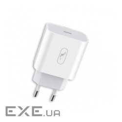 Зарядний пристрій SkyDolphin SC18E PD2.0 (1USB-С , 3A) White (SDMZP-000155)
