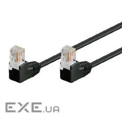 Патч-корд литий FTP, RJ45(кутовий / кутовий), екранований, FTP5e 0.93m, (PCM-FTP-CU-5E / 28 / 0.93B)