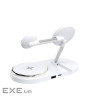 Зарядний пристрій Armorstandart Wireless Charging H101 3 in 1 Magnetic White (ARM78102)