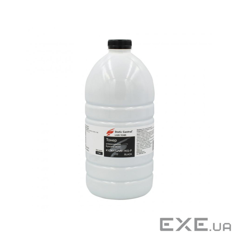 Тонер Kyocera TK-17 1кг фасовка Static Control (KYTK17UNIV-1KG-P)
