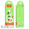 Кабель HOCO X82 USB to Type-C 3A, 1m, silicone, silicone connectors, White (6931474768582)