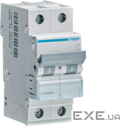 Автоматичний вимикач 2P 6kA C-2A 2M (MCN202)