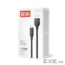 Дата кабель USB 2.0 AM to USB-C 2.0m 3A TPE embossed black ColorWay (CW-CBUC102-BK)
