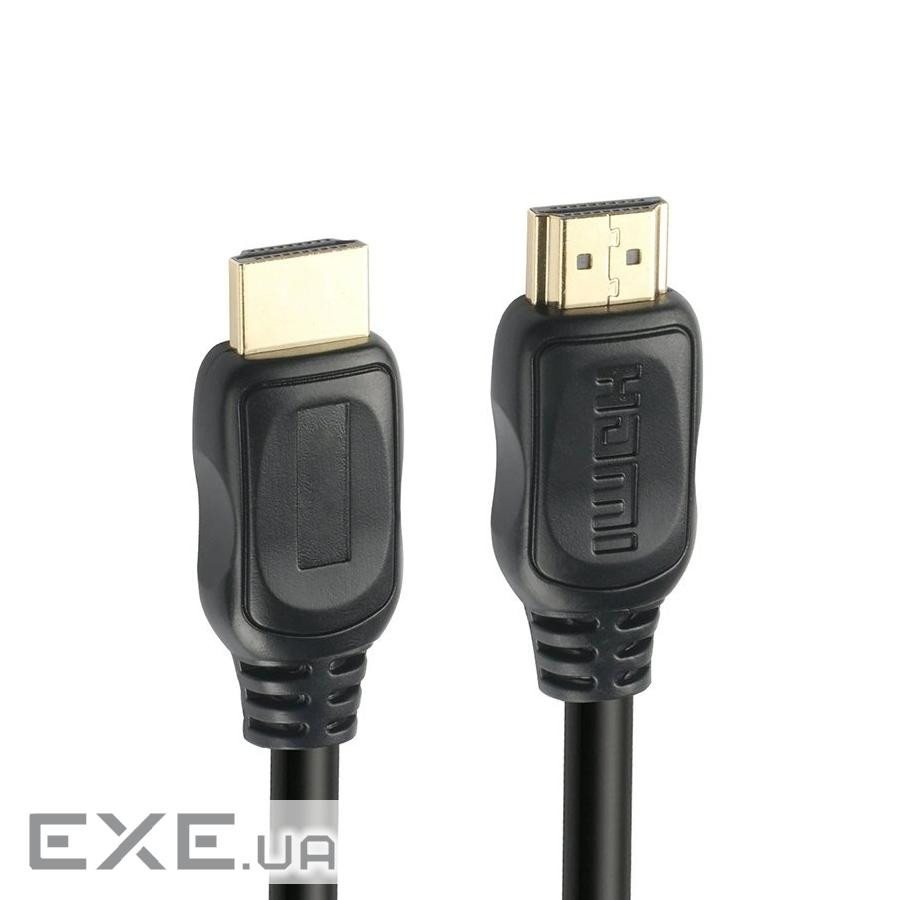 Кабель HDMI (M) - HDMI (M), 5 м, Black, ColorWay, V2.0, 4K / 60 Гц (CW-CBHD080-BK)