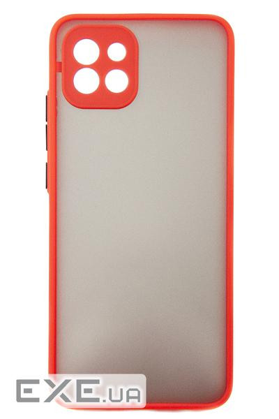 Чохол до мобільного телефона Dengos Matte Samsung Galaxy A03 (red) (DG-TPU-MATT-95)