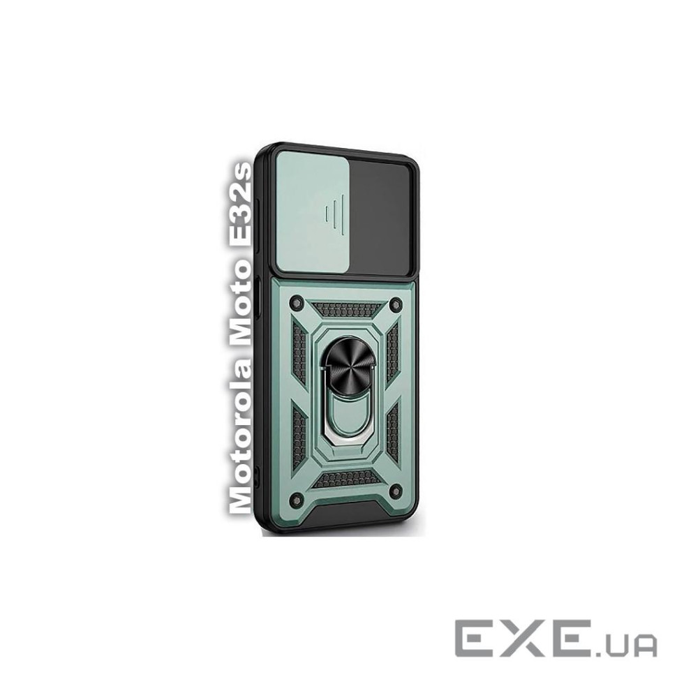 Чохол до мобільного телефона BeCover Military Motorola Moto E32s Dark Green (709969)