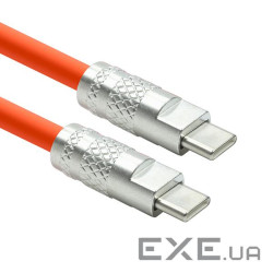Кабель POWERPLANT USB Type-C 120W 3м Orange (CA913923)