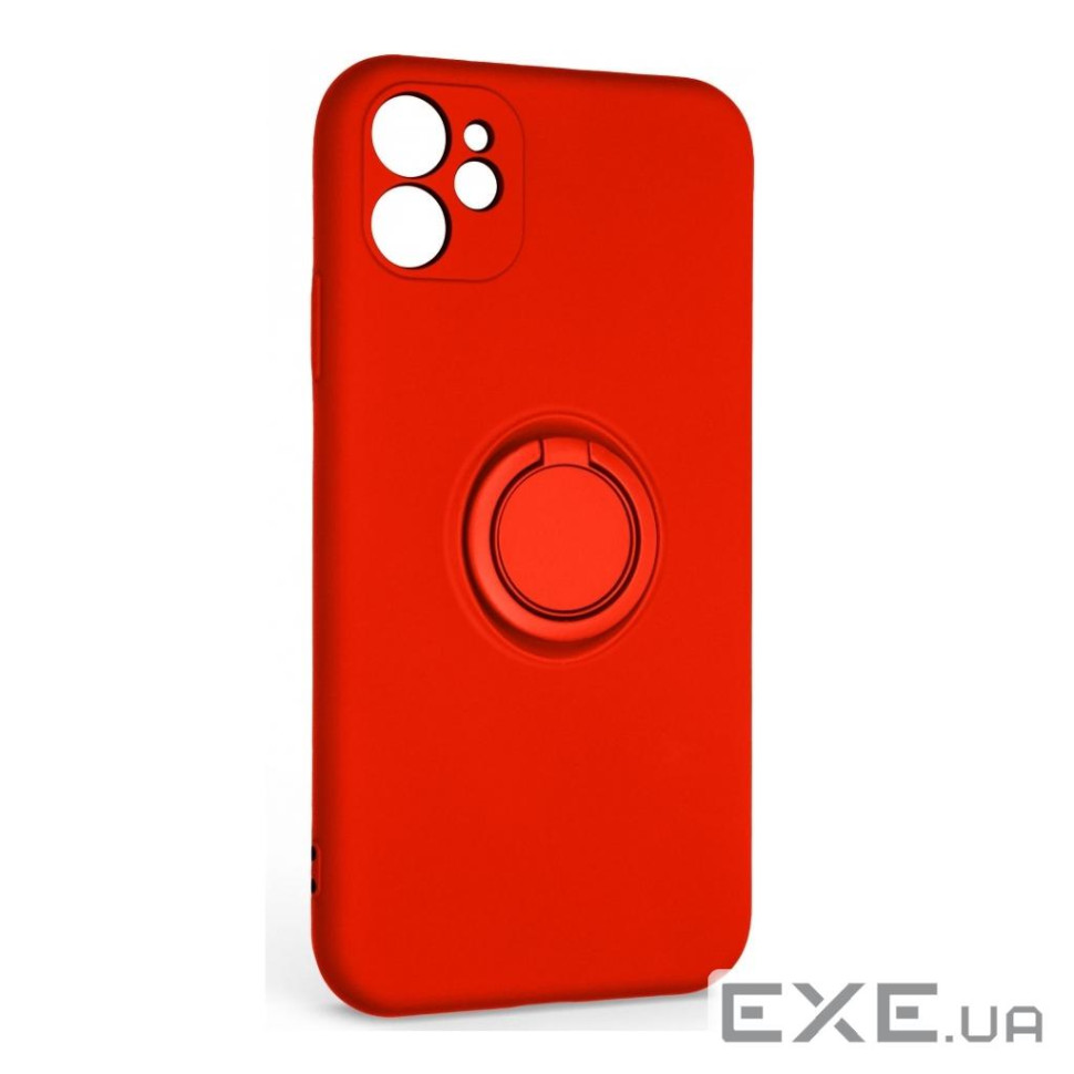 Чохол до мобільного телефона Armorstandart Icon Ring Apple iPhone 11 Red (ARM68642)