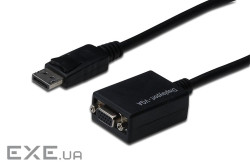 Перехідник DisplayPort to VGA Digitus (AK-340403-001-S)