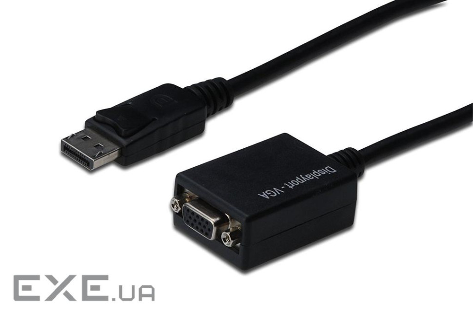 Перехідник DisplayPort to VGA Digitus (AK-340403-001-S)