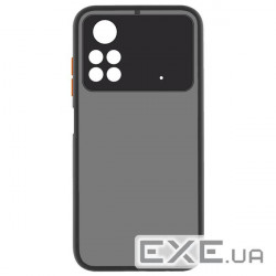 Чохол для моб. телефону MakeFuture Xiaomi Poco M4 Pro 4G Frame (Matte PC+TPU) Black (MCMF-XPM4P4GBK)