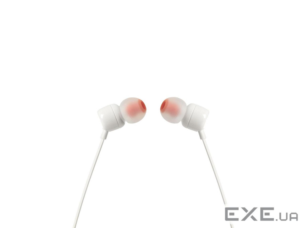 Наушники проводные вставные Tune 110 Eco White (JBLT110WHTE)