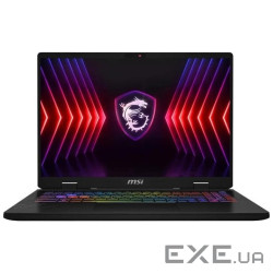 Ноутбук MSI Crosshair 16 HX AI D2XWFKG-275XUA 16 QHD+, Intel U7-255HX, 32GB, F1TB, (9S7-15P421-275)