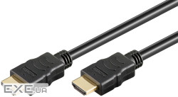 Кабель монітора-сигнальний HDMI M/M 15.0m,v2.0 4K@60Hz D=9.0mm Cu,чорний (84.00.7178-1)