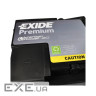 Акумулятор автомобільний EXIDE PREMIUM 100A (EA1000)