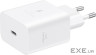 мережева зарядка SAMSUNG 45W Compact Power Adapter EP-T4511NWEGEU / Білий