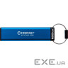 USB флеш накопичувач Kingston 128GB IronKey Keypad 200 AES-256 Encrypted Blue USB 3.2 (IKKP200/128GB)