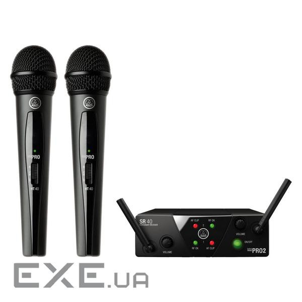 Мікрофонна система AKG WMS40 Mini Dual Vocal Set Band-ISM2/3 (WMS40 Mini2 Vocal ISM2)